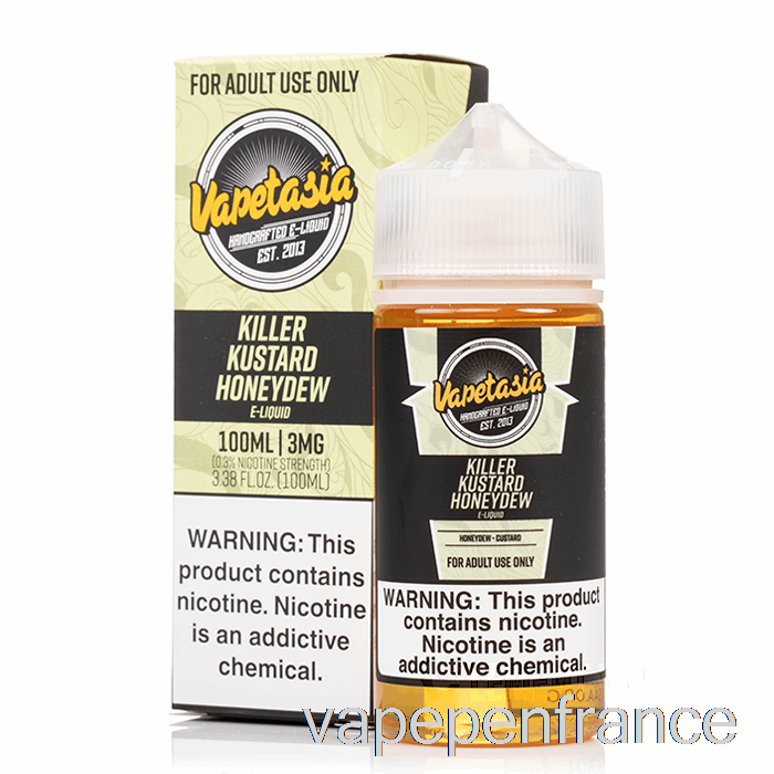 Miellat Tueur De Kustard - Vapetasia - 100 Ml 3 Mg Stylo Vape